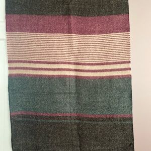Calvin Klein Cozy Striped Blanket Scarf